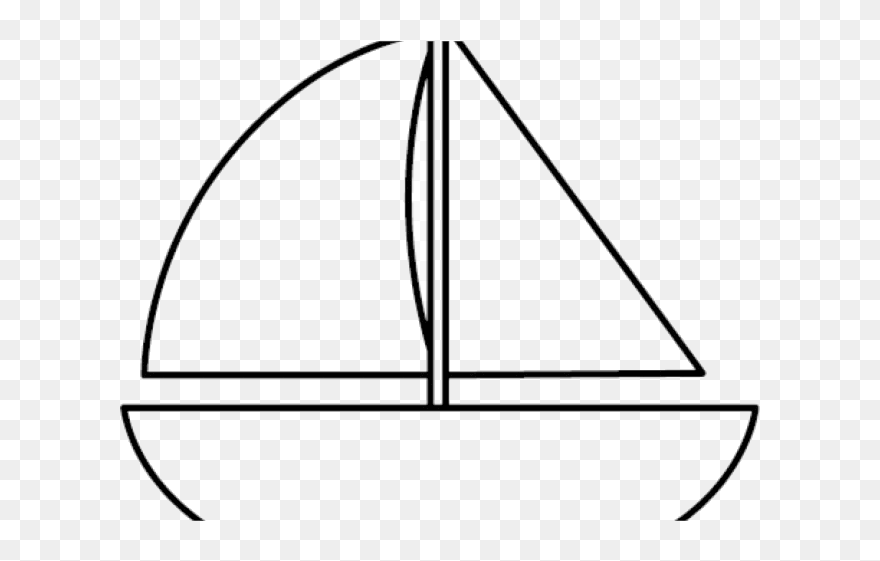 Clipart Black And Free - Boat Black And White Clipart - Png Download