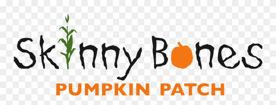 Skinny Bones Pumpkin Patch - Dinosaur Font Clipart