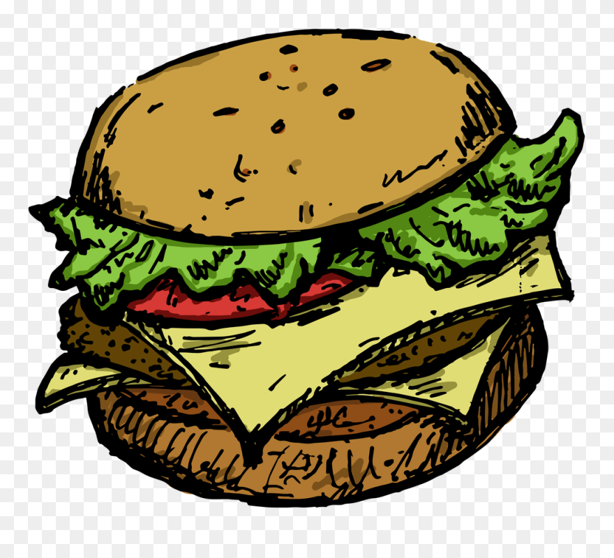 Toad Clipart Hamburger Cheeseburger Patty Png - Cheeseburger Transparent Png
