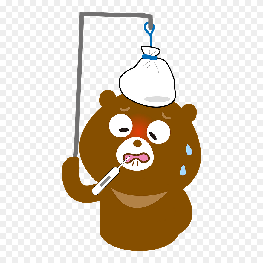 Bear Animal Fever Clipart - Png Download