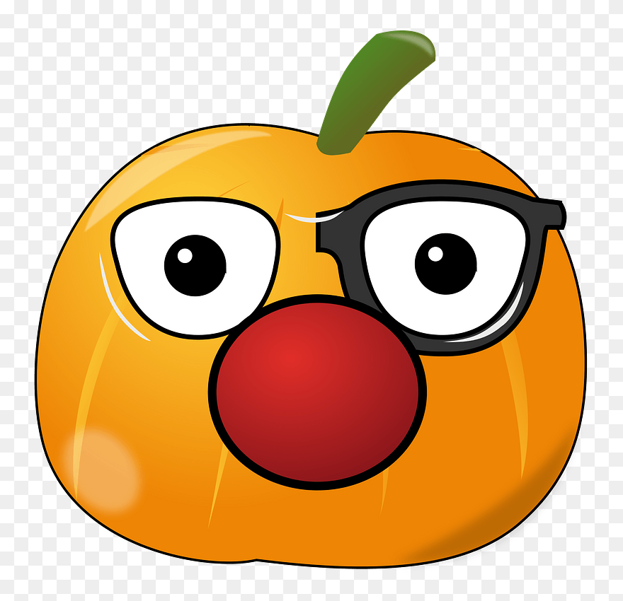 Funny Pumpkin Clipart - Png Download