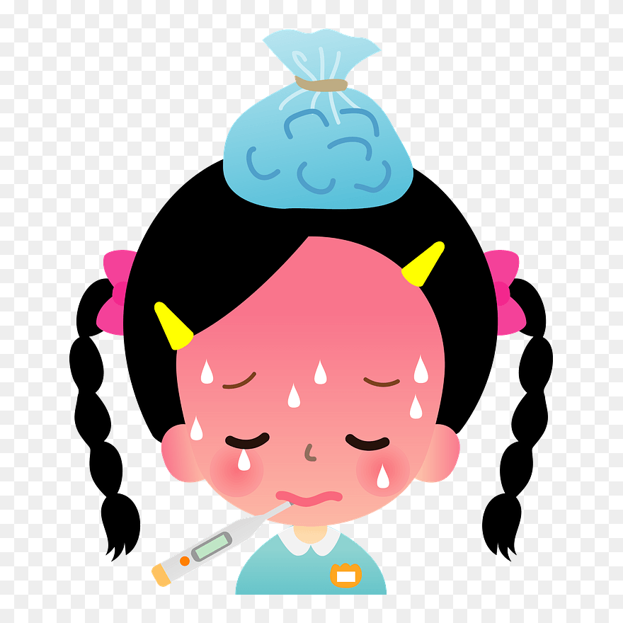 Fever Cold Sick Clipart - Fever - Png Download
