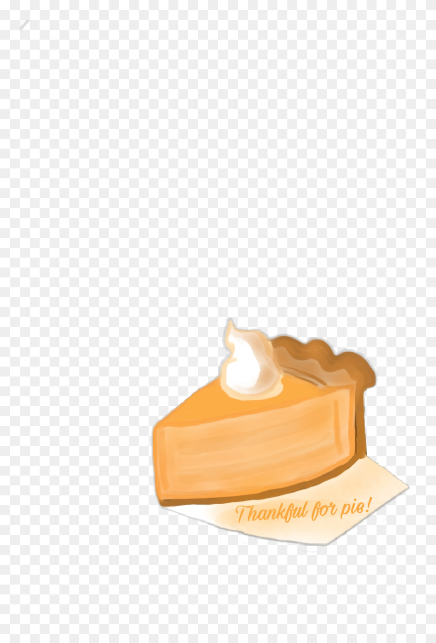 Transparent Pumpkin Pie Slice Clipart - Png Download