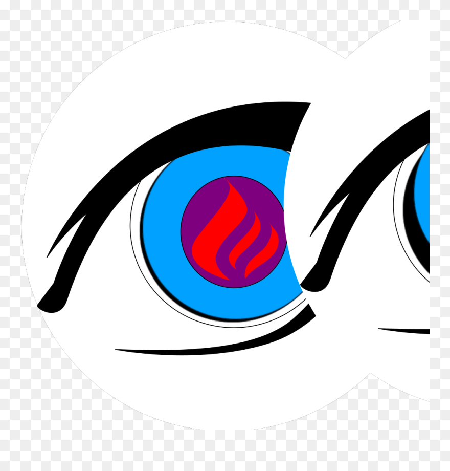 Burning Eye Svg Clip Arts - Circle - Png Download