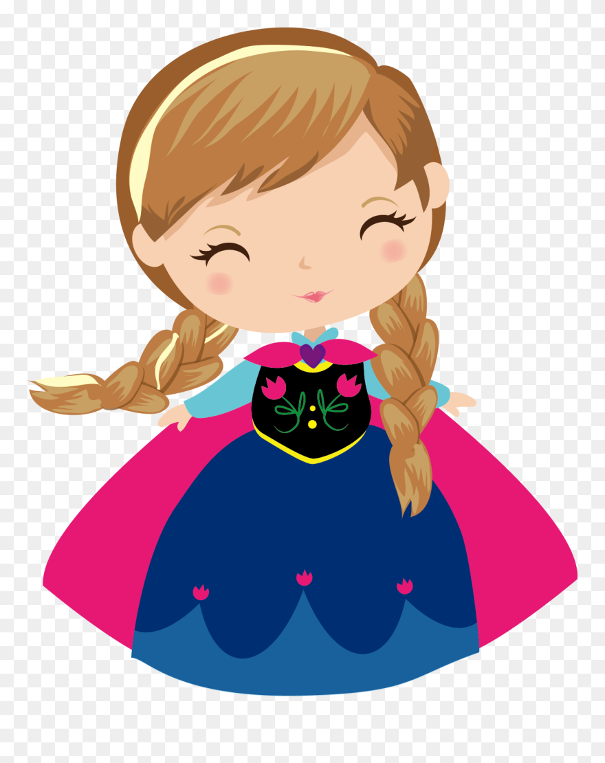 Frozen Clipart Cute, Picture - Anna Frozen Cute Png Transparent Png