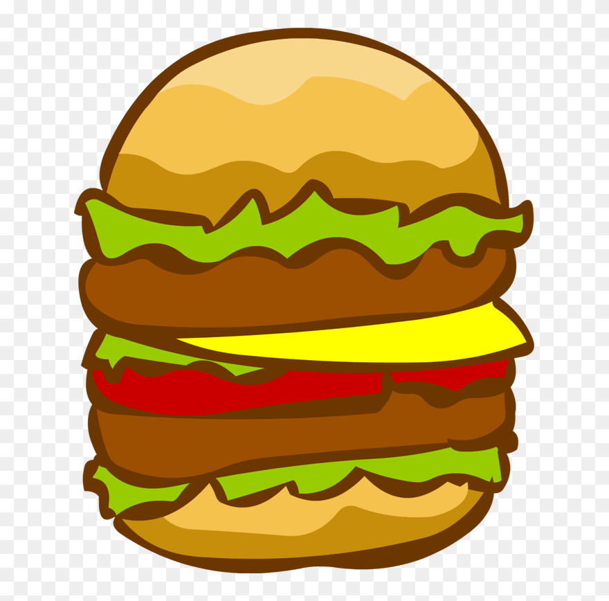 Clipart Hot Cross Buns Picture Freeuse Library Burger - Cheeseburger Cartoon Png Transparent Png