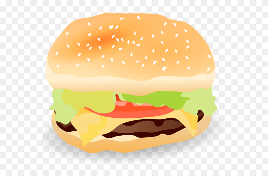 Small Clip Art Burger - Png Download