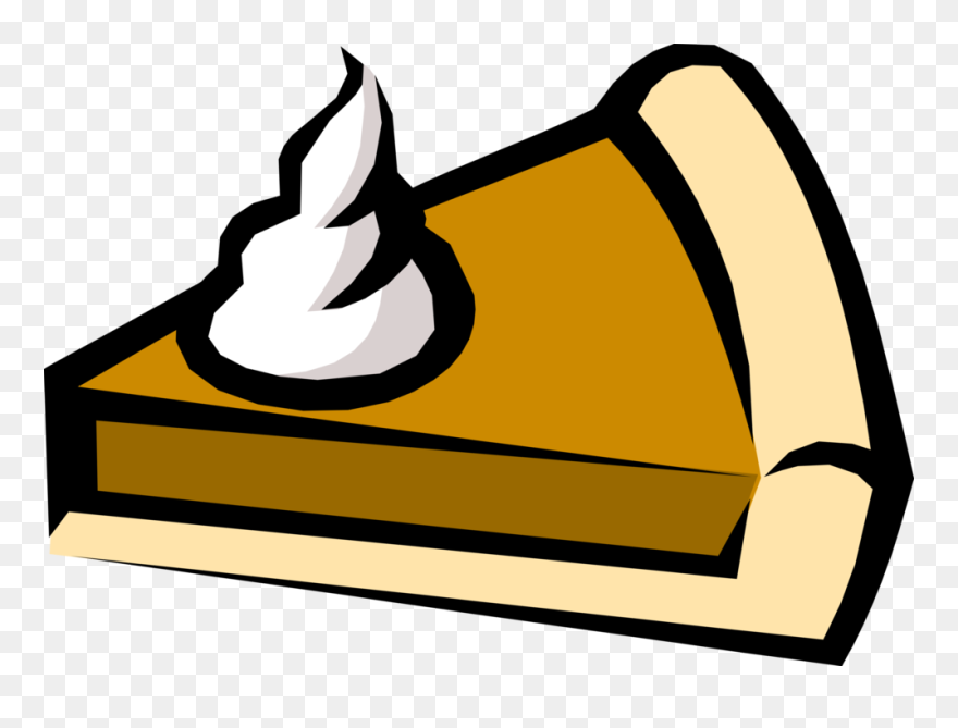 Transparent Whipped Cream Clipart - Piece Of Pie Cartoon - Png Download