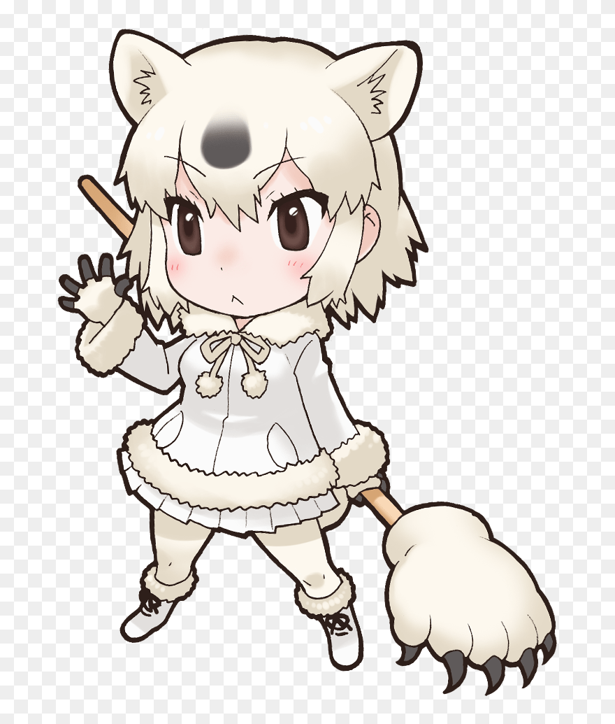 Nexon Game Japari Library - Arctic Fox Kemono Friends Clipart