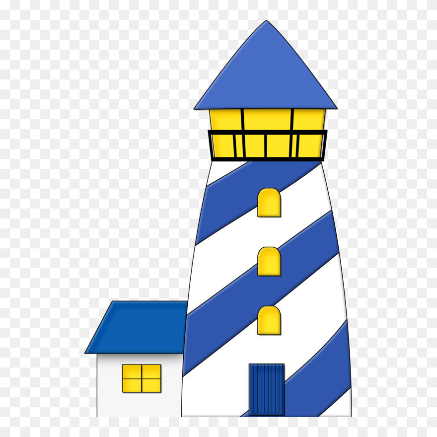 Lighthouse Tube Lighthouse Clipart, Ocean Beach, Beach - Clip Art - Png Download
