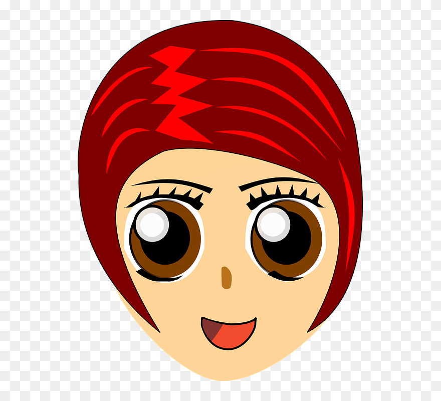 Thumb Image - Red Hair Girl Cartoon Clipart