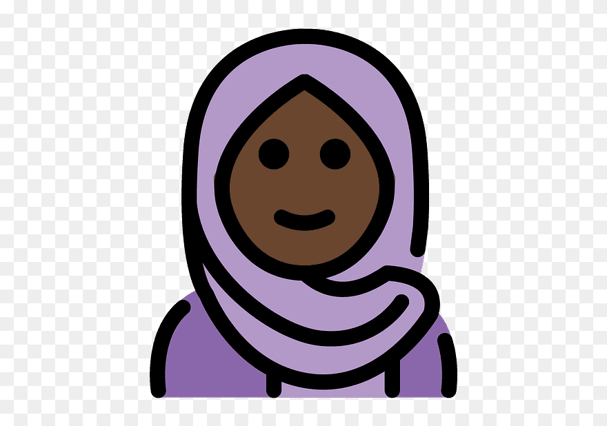 Woman With Headscarf Emoji Clipart - Clip Art - Png Download
