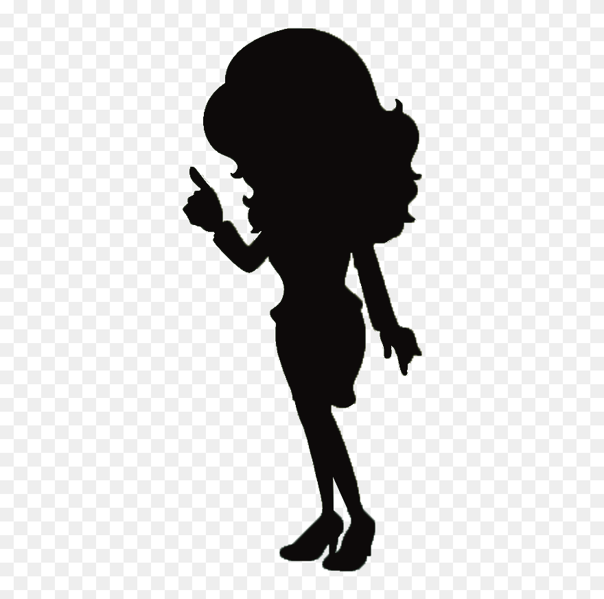 Cartoon Clip Art - Png Cartoon Woman Curly Hair Transparent Png