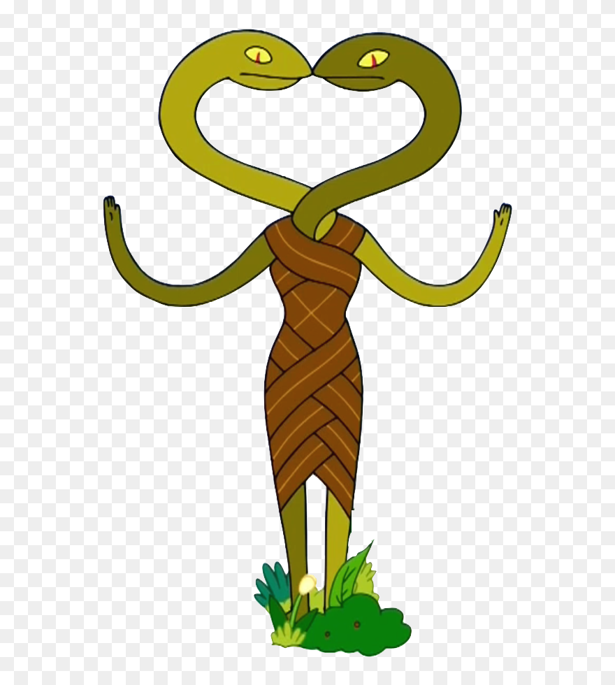 Adventure Time Life Snake Heads - Vida Hora De Aventura Clipart