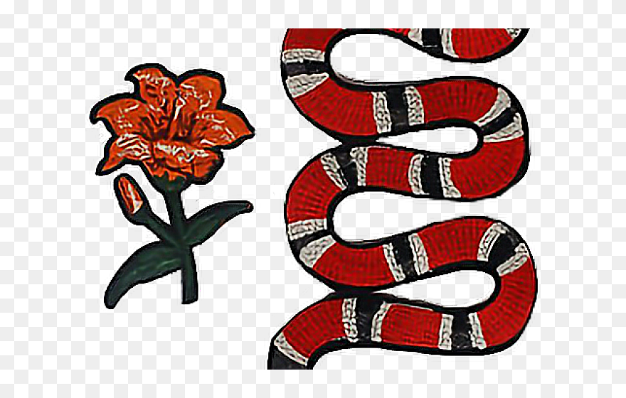 Gucci Clipart Corn Snake - Gucci Snake Png Transparent Png