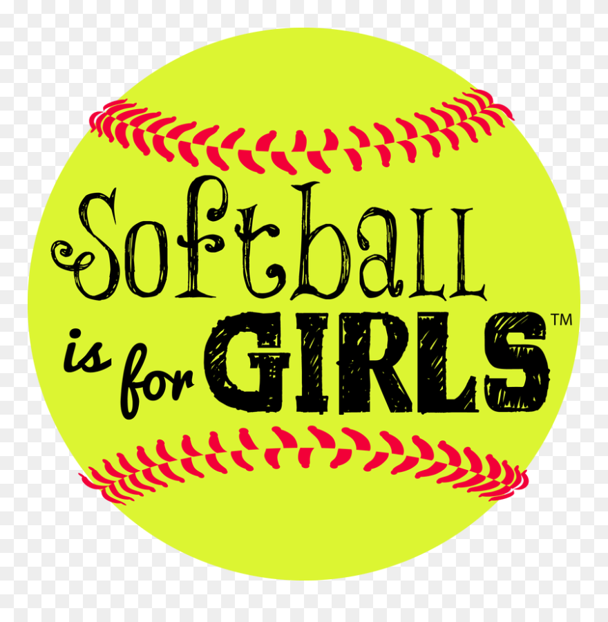 Softball Clipart Dad, Softball Dad Transparent Free - Girls Softball - Png Download