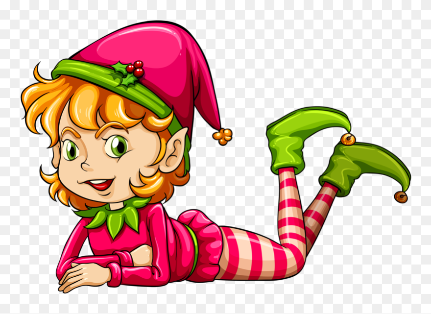 Png Elves Christmas - Clip Art Elfs Transparent Png