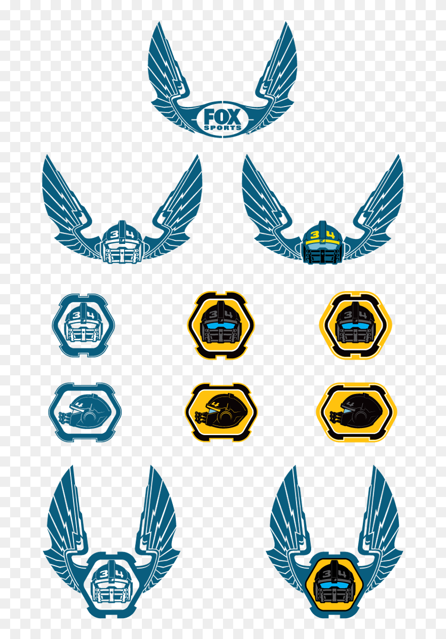 Logos Lettering - Fox Sports Clipart