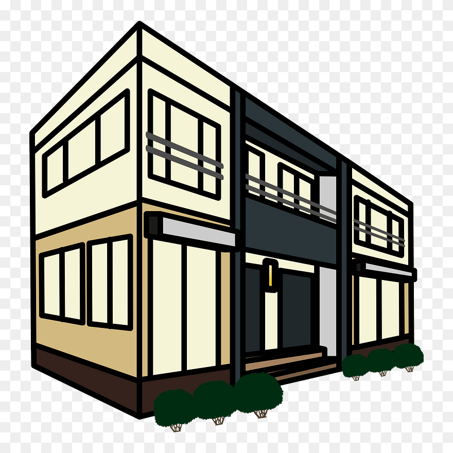 Home House Building Clipart - Png Download