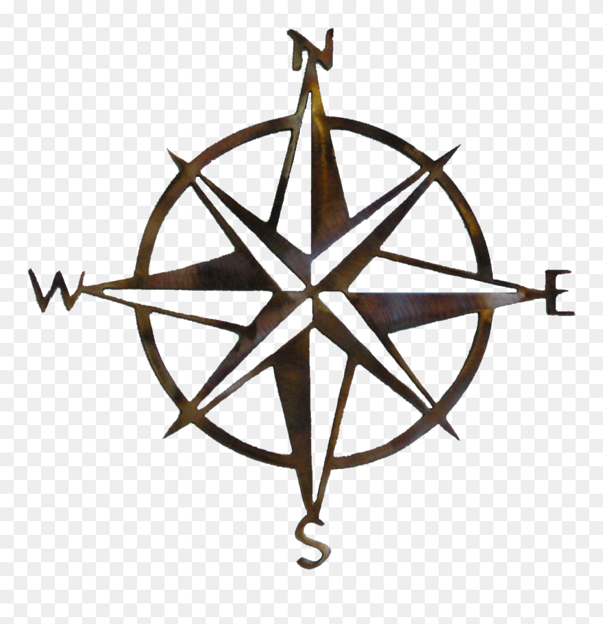 Free Compass Transparent Png, Download Free Clip Art, - Compass Rose Clip Art