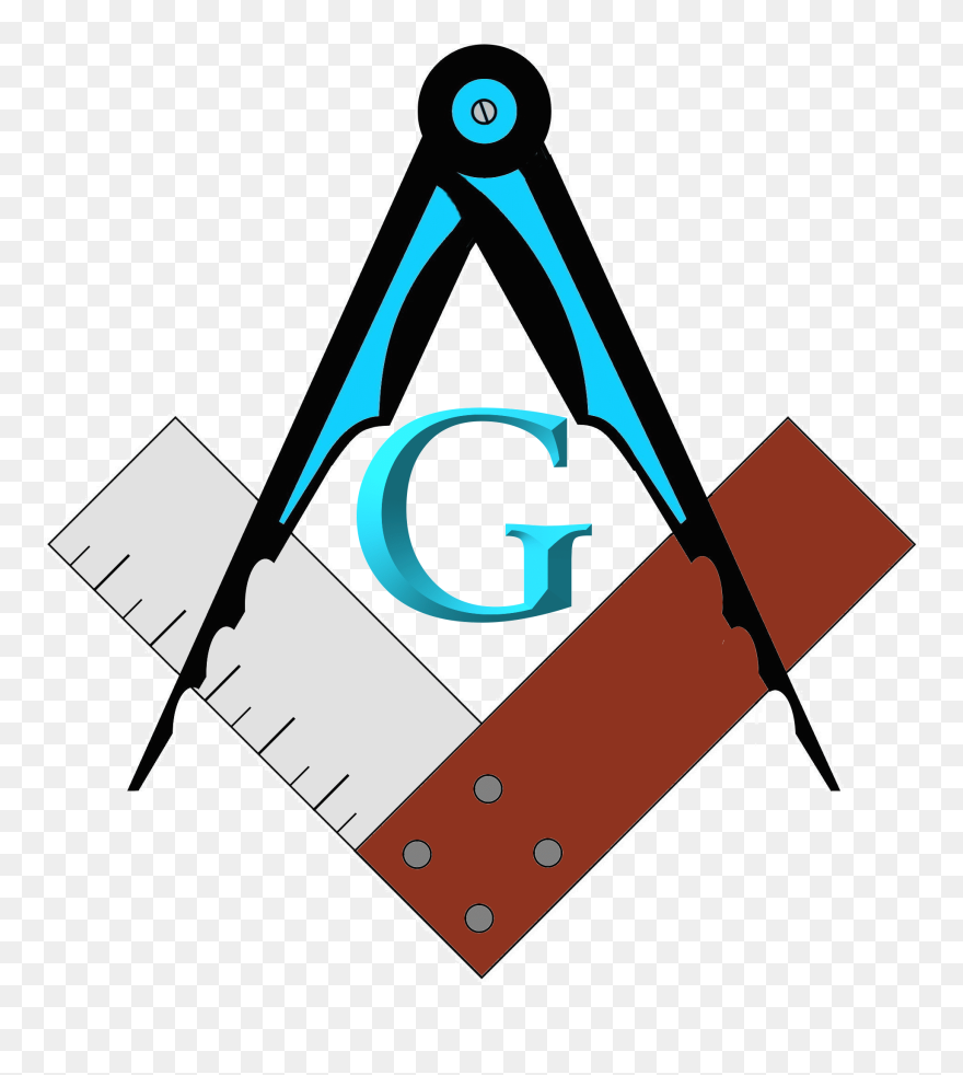 Square And Compass Png - Freemasonry Clipart