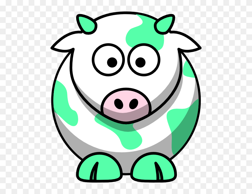 Draw A Fat Cow Clipart