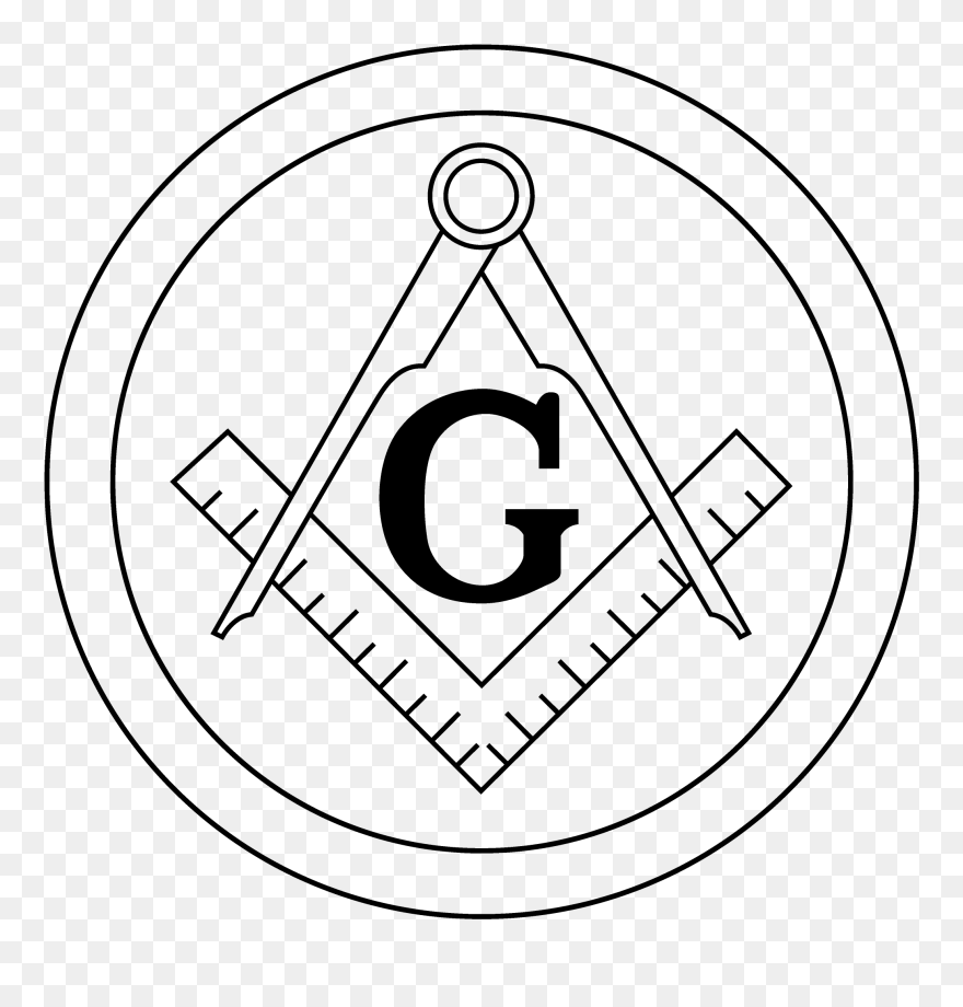 Square & Compass - Masonic Symbols Clipart