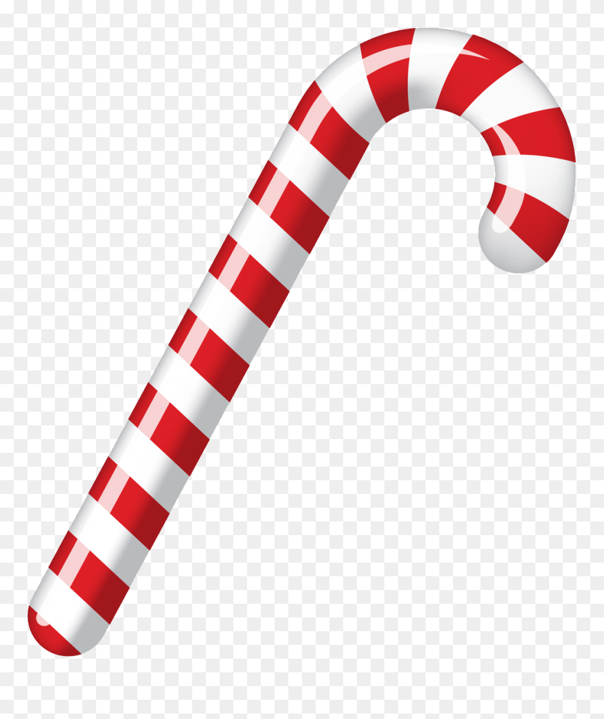 Peppermint Candy Cane Png Pic - Christmas Candy Cane Png Clipart