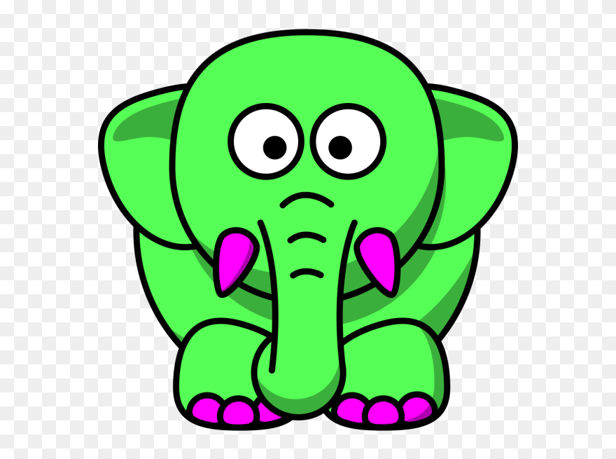Mint Elephant Png Images - Png Images Of Animals Black And White Clipart