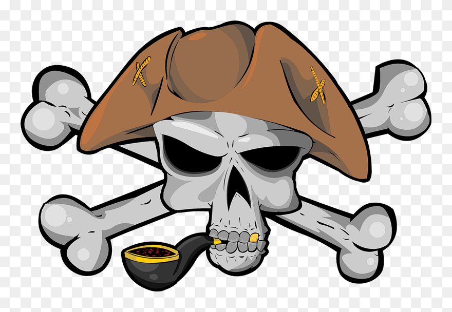 Free To Use Amp Public Domain Pirate Clip Art - Free Pirate Skulls Png Transparent Png