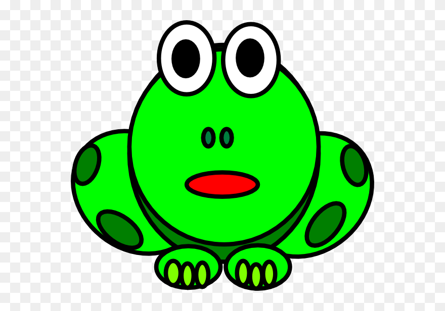 The Frog 2 Clip Art At Clker - Bufo - Png Download