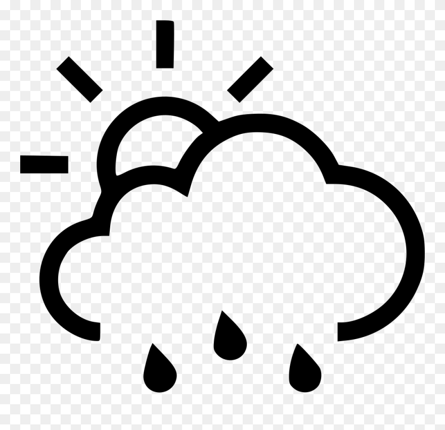 Transparent Sun And Rain Clipart - Sun Wind And Rain - Png Download