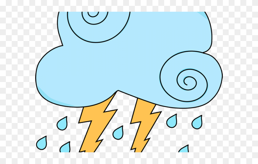Transparent Rain Clip Art - Cartoon - Png Download