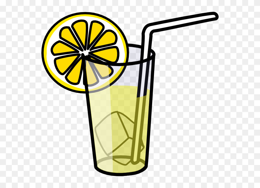 Clip Art Drinking Glass Clipart - Lemonade Clipart - Png Download