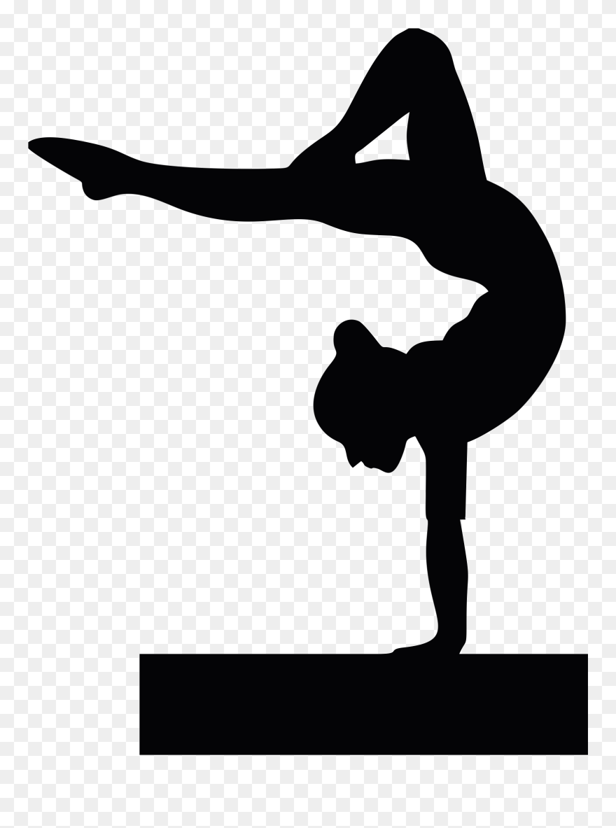 Gymnastics School Sport Cheerleading Tumbling - Gymnast Clip Art - Png Download