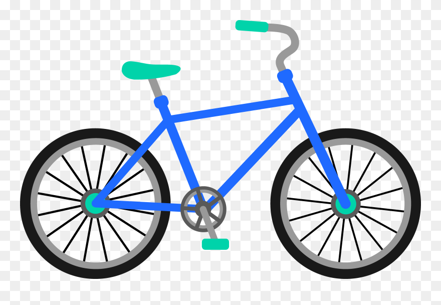 Bike Clipart Transparent Picture Library Stock Clip - Bicycle Clipart Transparent - Png Download