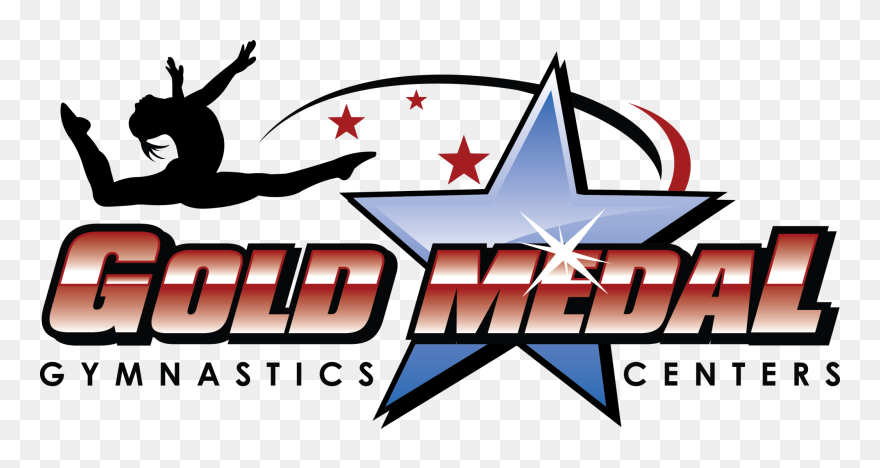 Transparent Gymnastics Clipart - Gold Medal Gymnastics Center - Png Download