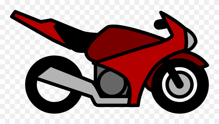 Motorcycle Motorbike Clipart - Png Download