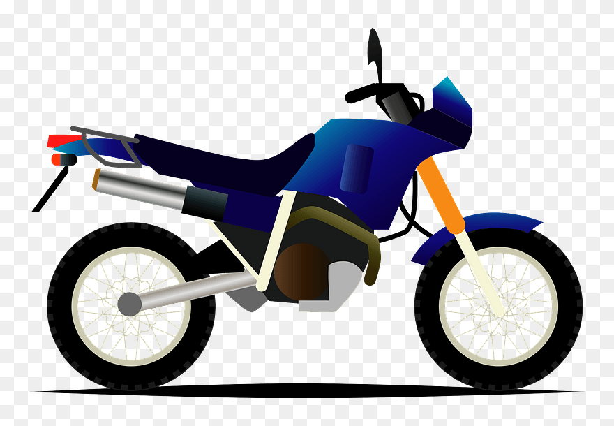 Honda Nx250 Ax 1 Clipart - Motorcycle - Png Download
