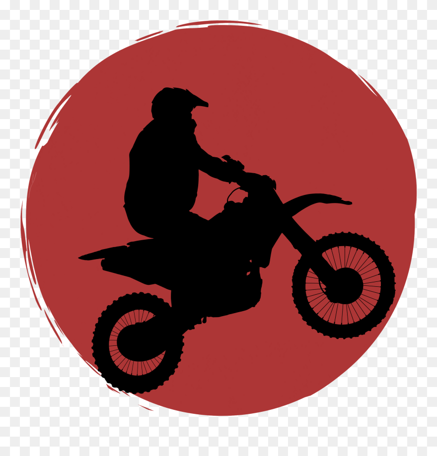 Dirt Bike Stunt Free Clipart Images Download - Motorcycle - Png Download