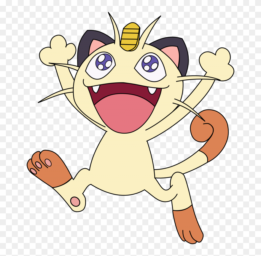 Pokemon Meowth Png Vector, Clipart, Psd - เนีย ส โปเก ม่อน Transparent Png