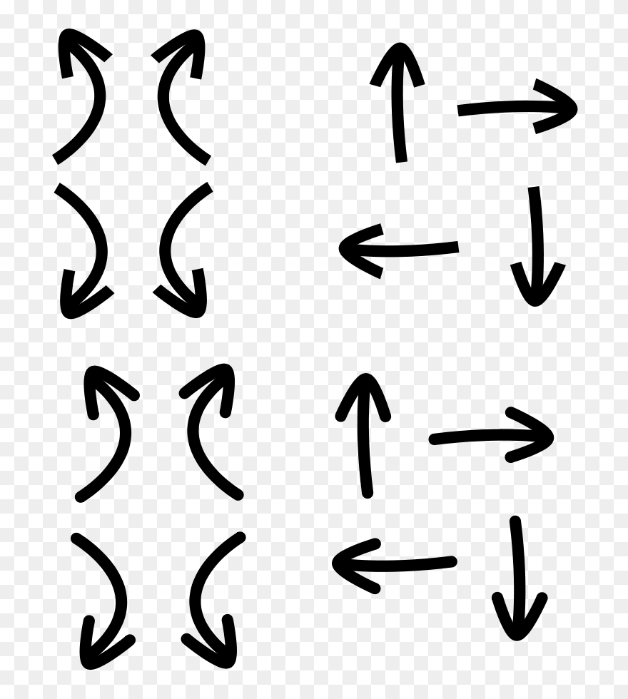 Transparent Vector Arrows Png - Arrow Clipart Set