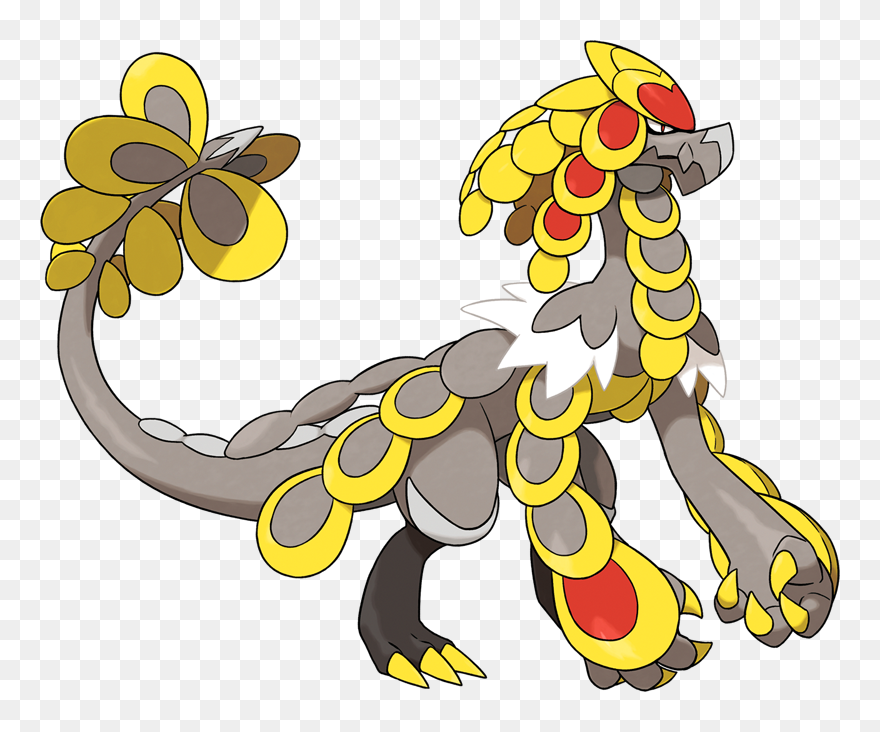 Shiny Kommo O Pokédex - Pokemon Ultra Sun Kommo Clipart