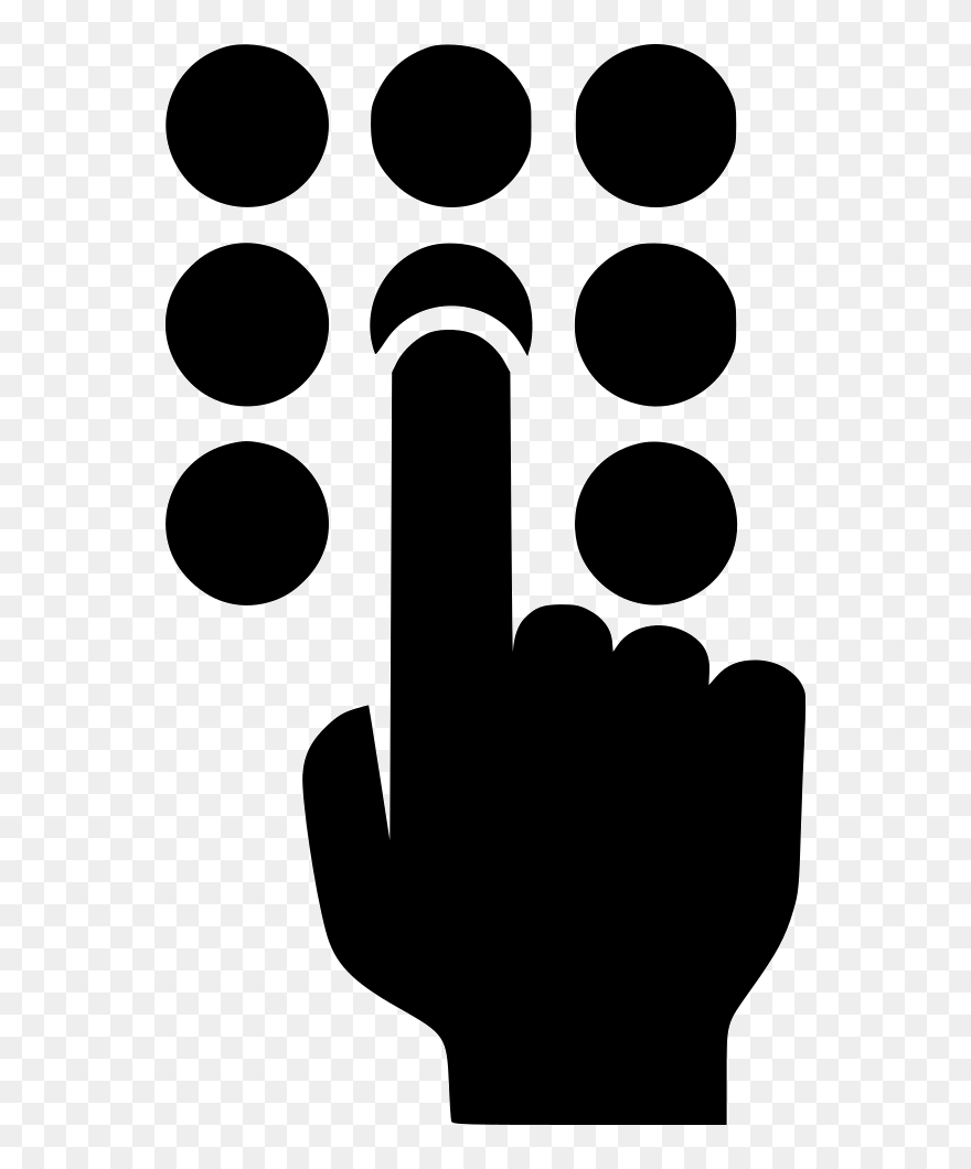 Dialing Dialpad Hand Finger - Phone Dial Pad Icon Clipart