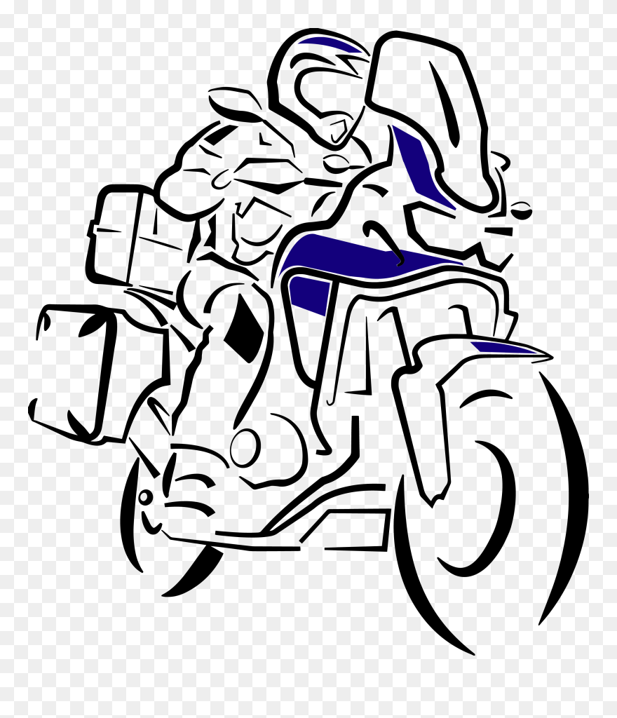 Transparent Goldwing Motorcycle Clipart - Png Download