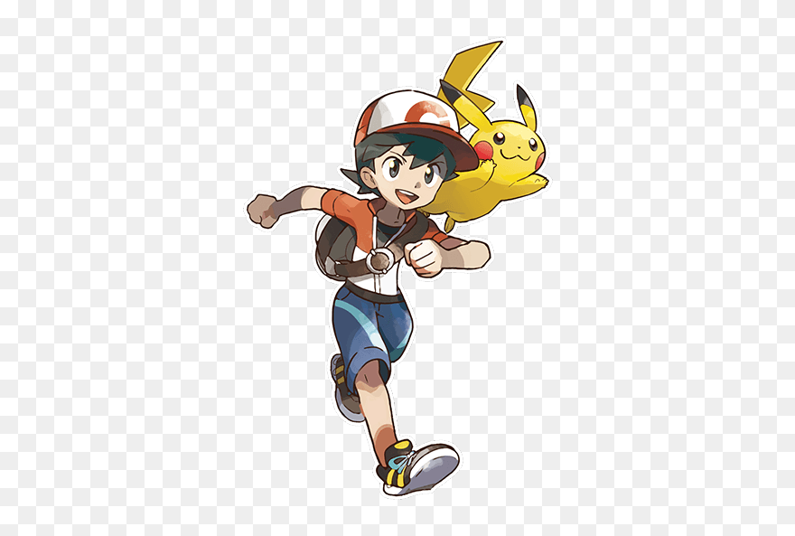 Pokemon Trainer Lets Go Clipart