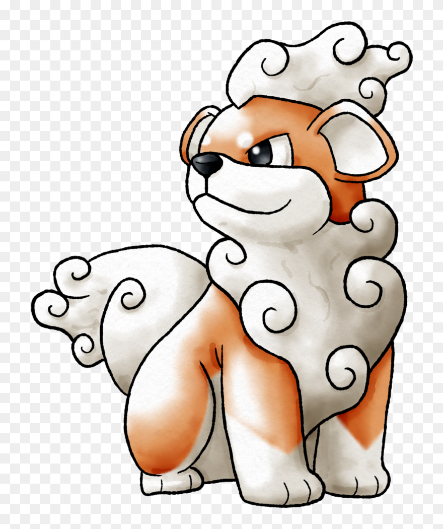 Growlithe Drawing Pokemon Transparent Png Clipart Free - Growlithe Shisa