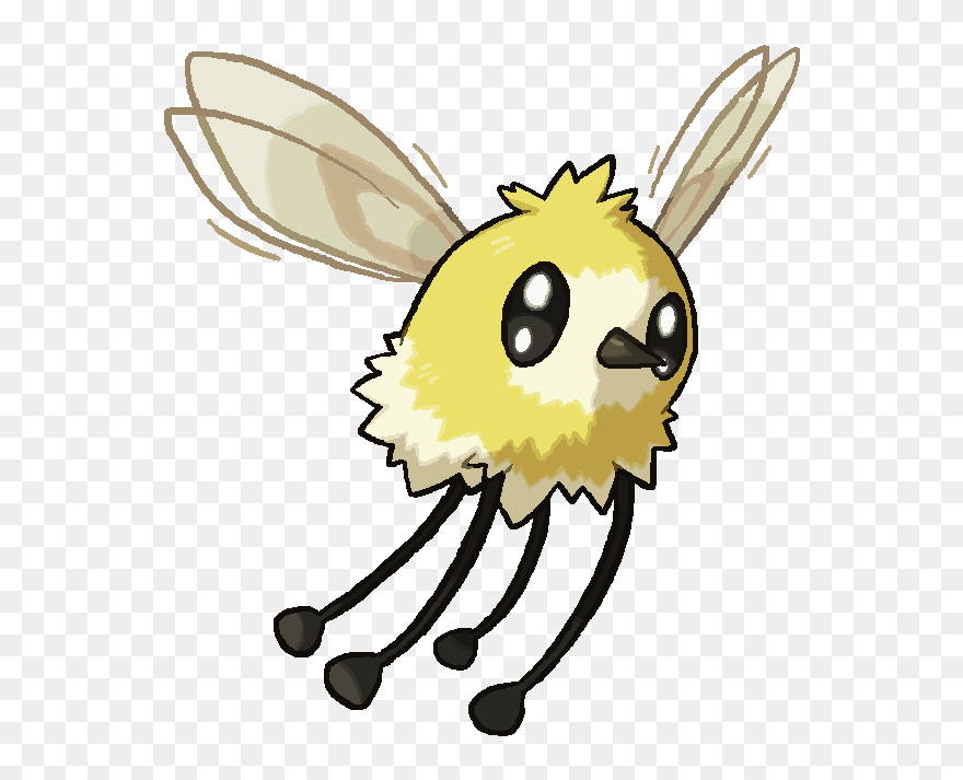 Transparent Sun Moon Png - Pokemon Bee Clipart