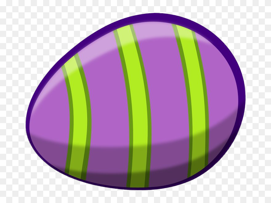 Decorative Purple Easter Egg Png Clipart - Single Easter Egg Clipart Transparent Png