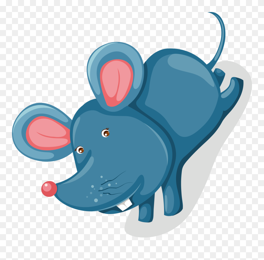 Clipart Elephant Rat - Clip Art - Png Download